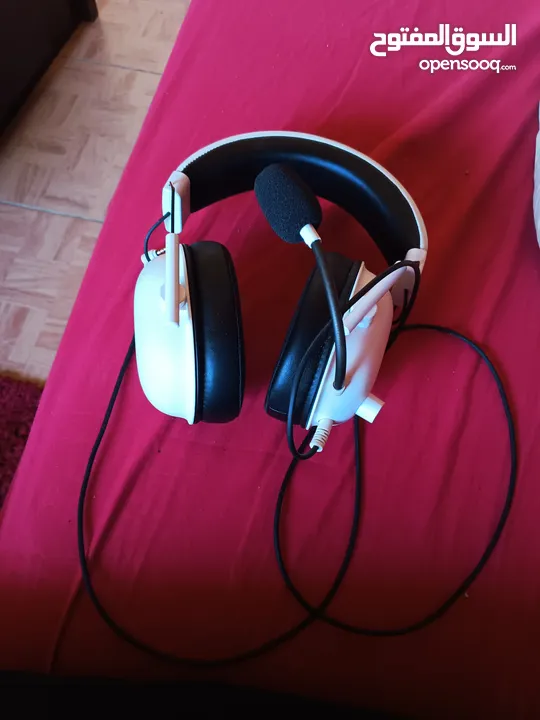 Razer black shark v2. X white edition  Used like new