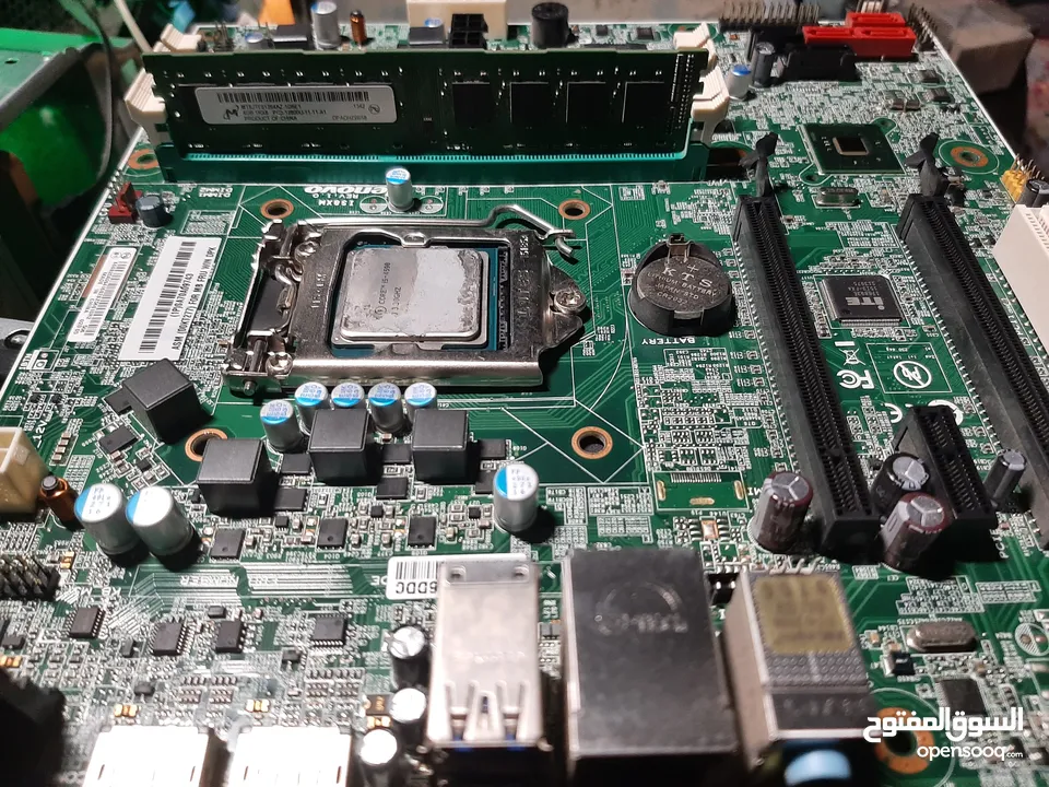 طقم كمبيوتر مكتبي للبيع: معالج Intel Core i5-4590 الجيل الرابع + مذربورد ASM LGA 1150 + رام 4GB DDR3