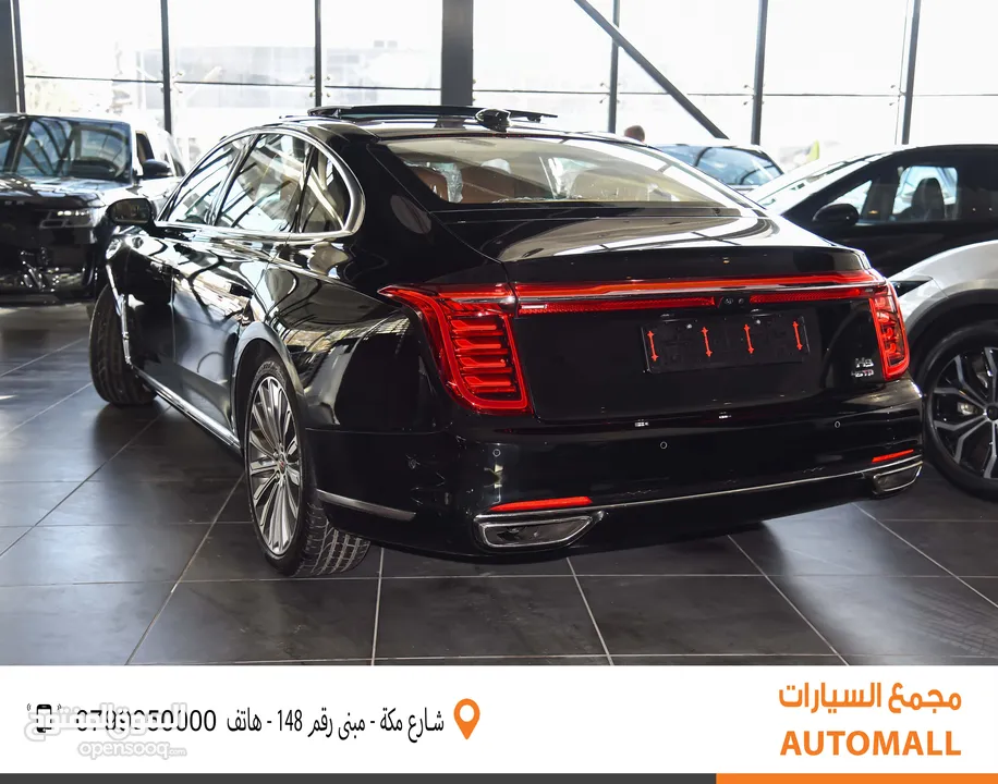 هونشي H9 مايلد هايبرد وارد وكفالة الوكالة 2023 Hongqi H9 45TD Mild Hybrid