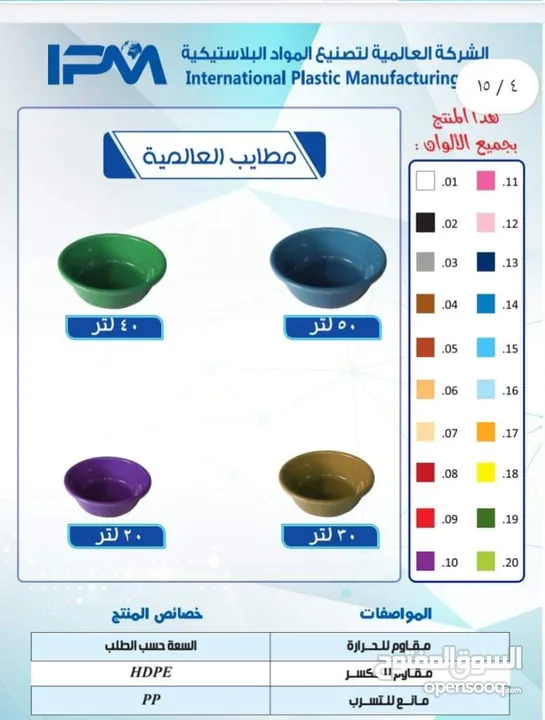 ابوكرم لتسويق المنتجات البلاستيكية( هزاع طه ناجي _ العالميه).