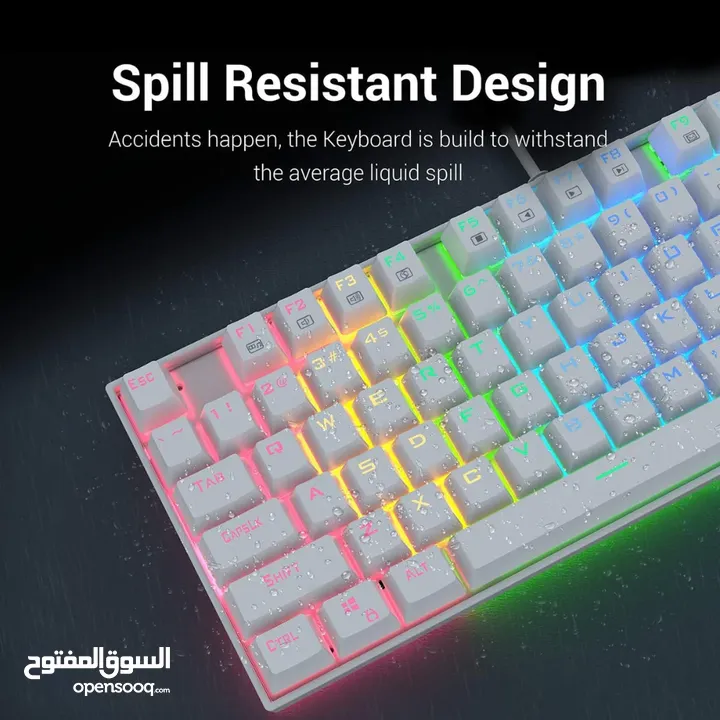 Redragon K552-RGB-2 Wired TKL 75% Mechanical Gaming Keyboard