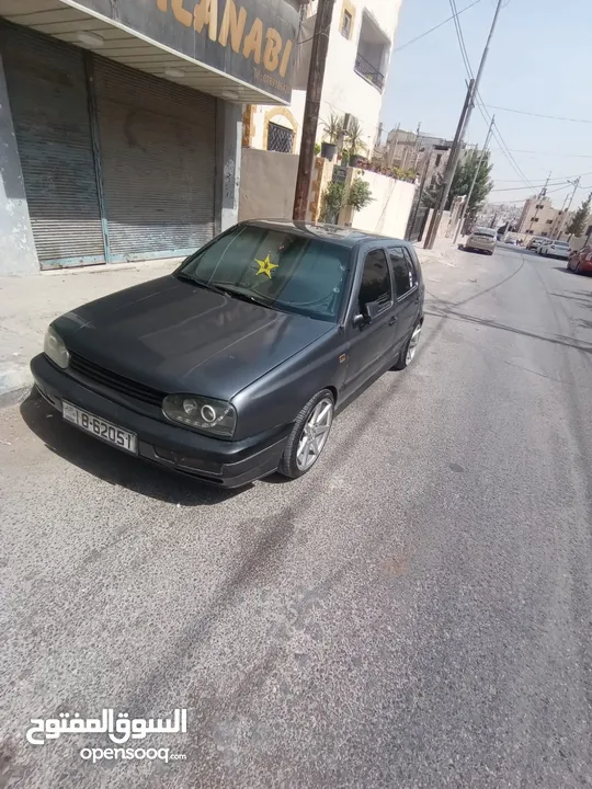 جولف mk3  موديل 1995 لون سكني