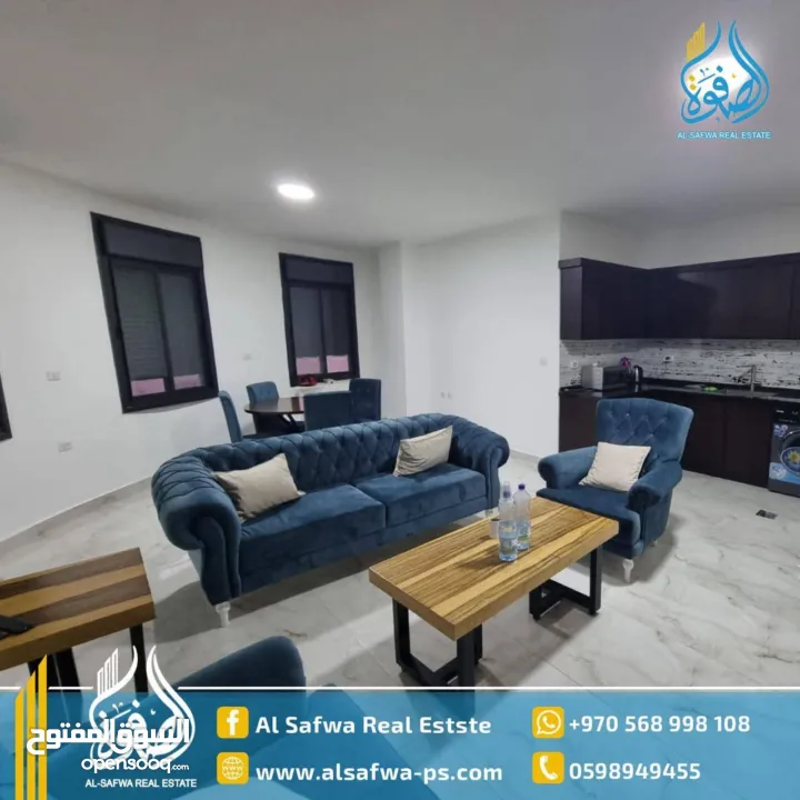 شقه مميزة مفروشه للايجار قرب الدوار التشريعي