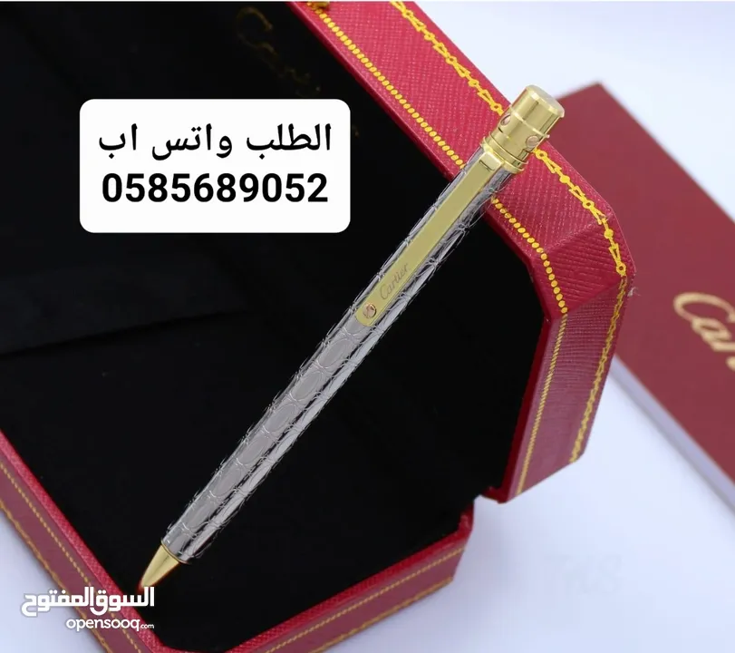 قلم كارتير cartier pens  رجالي ونسائي مع البوكس