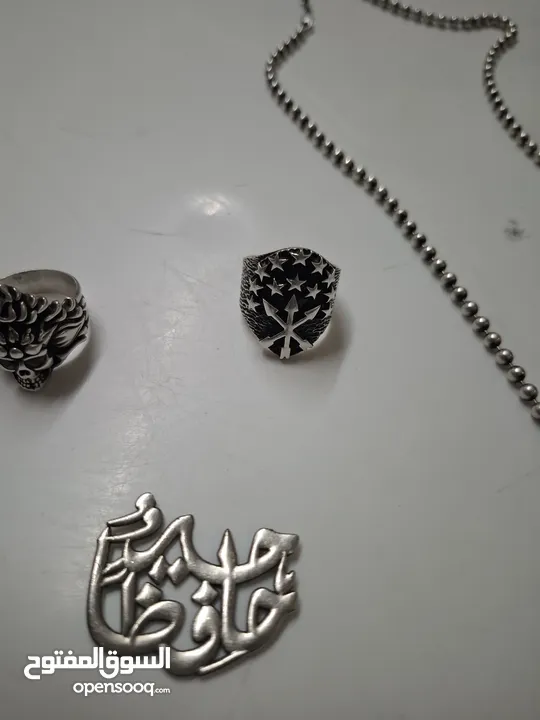 خواتم فضه مرصعه باحجار كريمه