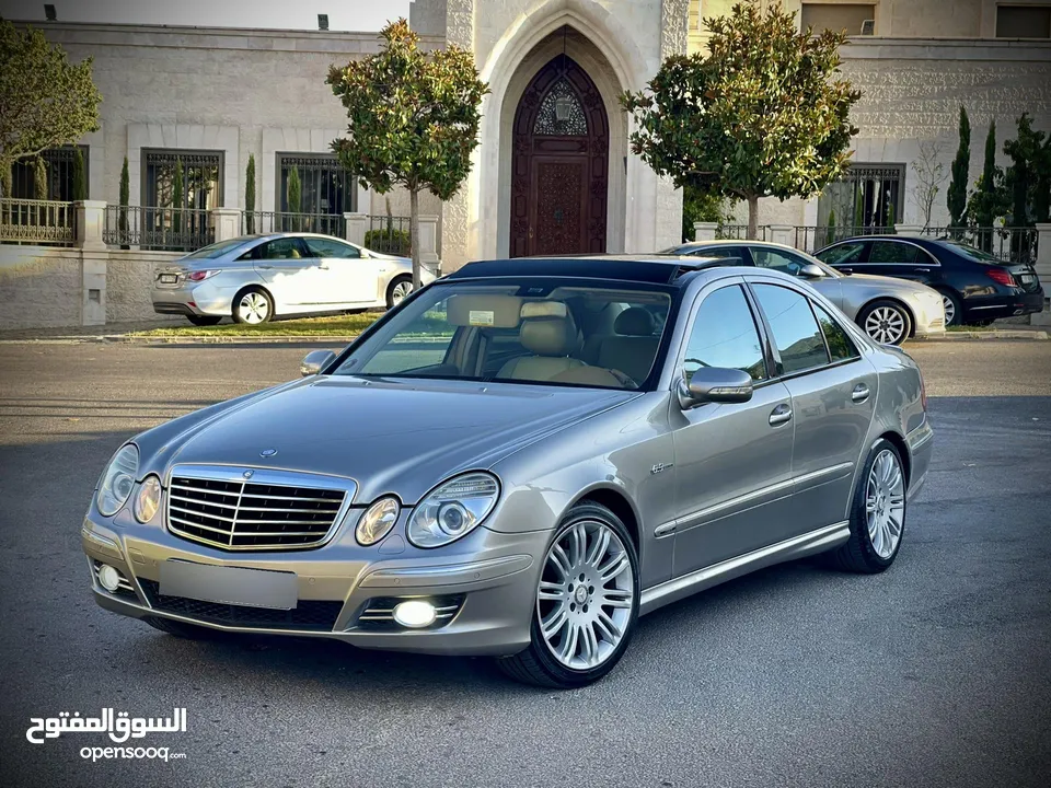 مرسيدس e200 موديل 2008 فحص كامل فل كامل اعلا المواصفات مميزة جدا بنظافتها