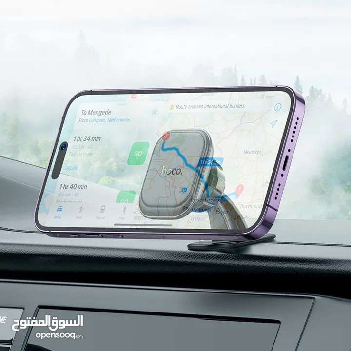 Hoco H30 Car Holder حامل هاتف مغناطيسي قوي جدا جدا من شركة هوكو العالمية (فقط لدى ليما موبايل)