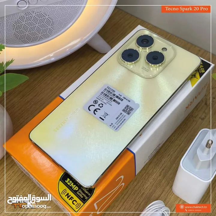 مشغل ايام Spark 20 pro رام 16 و 24 جيجا 256 مكفول بالشركة أغراضة والكرتونه الأصلية متوفر توصيل