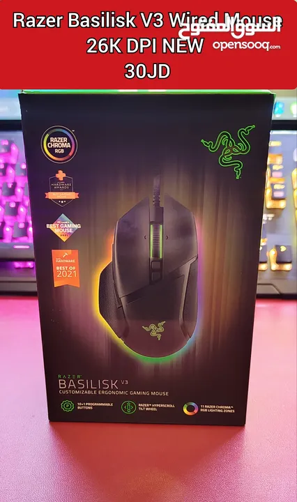 Ajazz AJ159 PRO, Attack Shark X3, X11, Razer Basilisk V3, مجموعة ماوسات إحترافية
