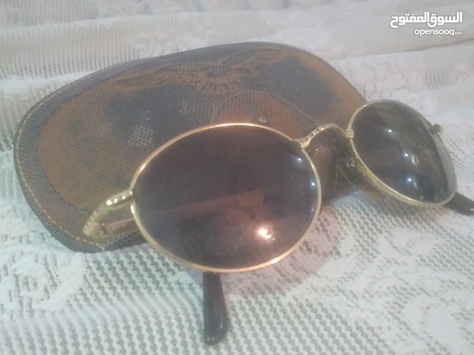 Authentic Vintage Original Police 2275 Oval Golden Metal Sunglasses