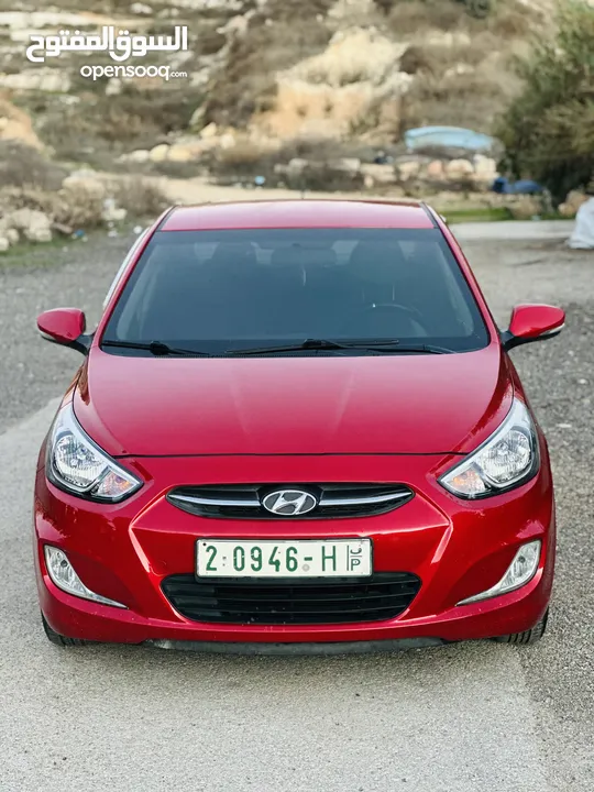 هيونداي اكسنت 2017 / سعر مميز وحررررق / فحص نخب/ لون مميز / فل اضافات بدون فتحة / ترخيص وتامين ساري