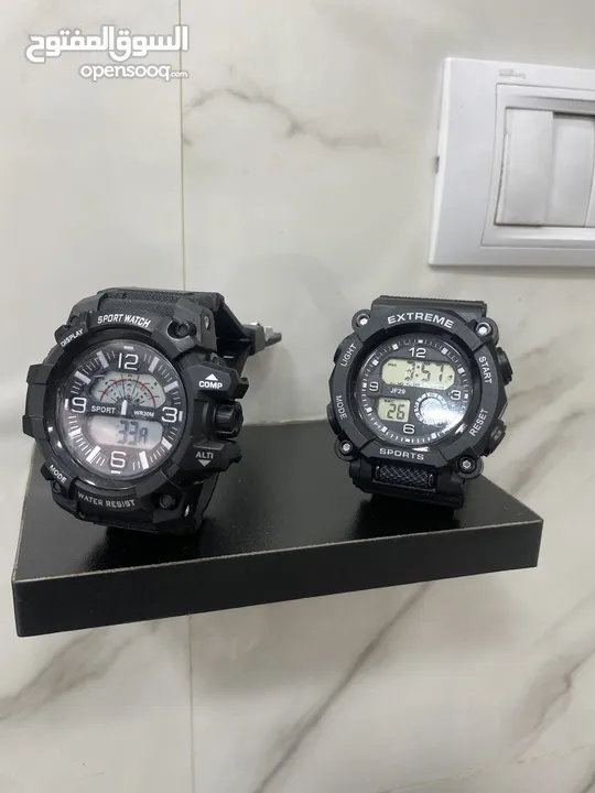 نظارات وساعات رجالية اصلية شبه جديد