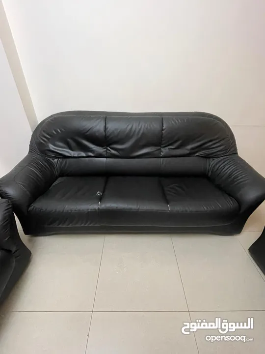 Leather Sofa Set