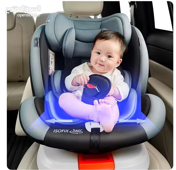 مقعد السيارة الدوار 360° – الأمان والراحة لطفلك مع Island Toys