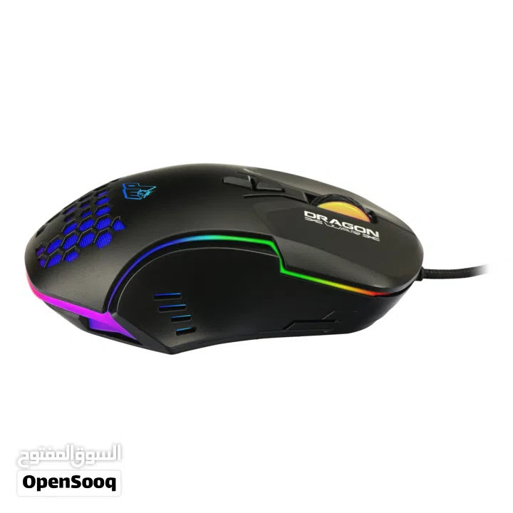 ماوس جيمنج دراجون وار سلكي أر جي بي ملون DRAGON WAR G26 RGB USB WIRED ...