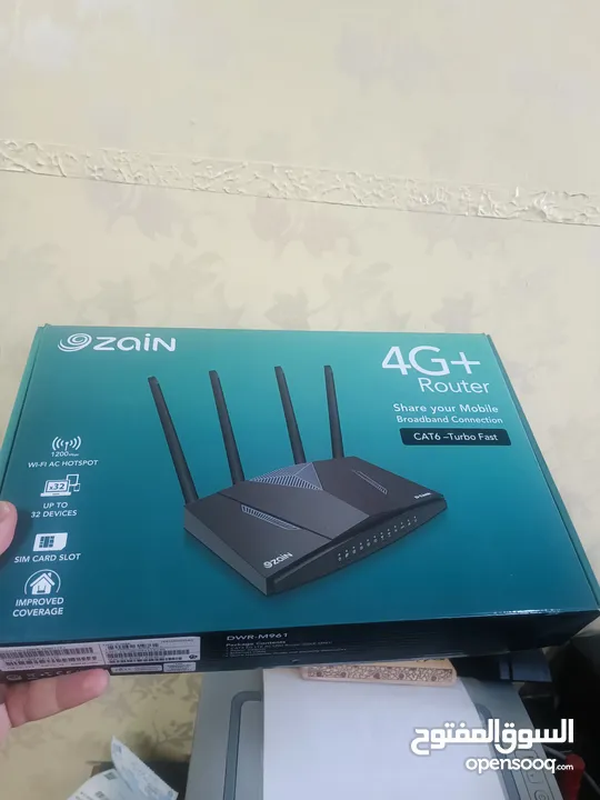 راوتر 4G+Plus بلس يشغل كل الخطوط (اورنج + امنيه+ زين )