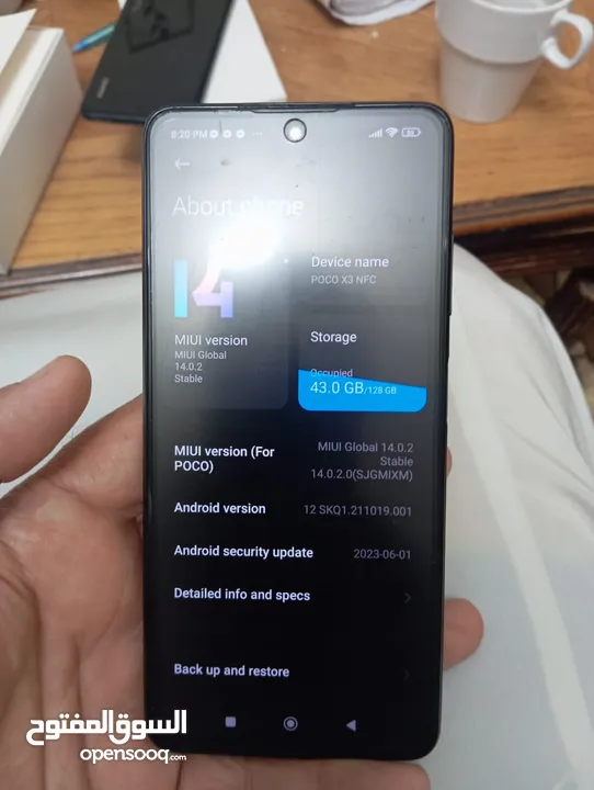 بوكو x3 nfc بحاله ممتازه