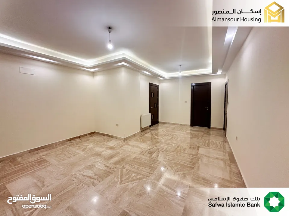 شقة 150م فاخرة للبيع في طريق المطار/ مشروع التلة 3( إسكان المنصور )