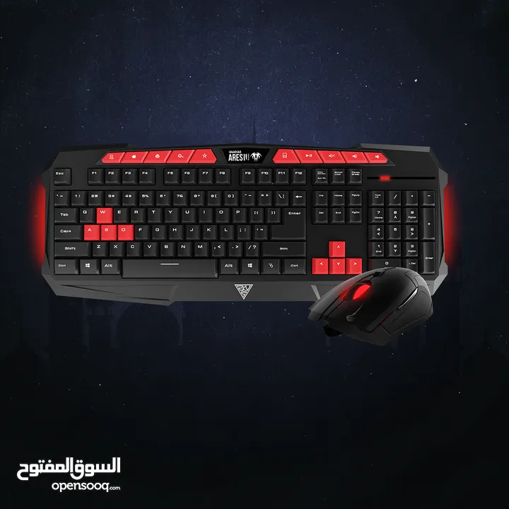 GAMDIAS V2 2 IN 1 Gaming Combo - ماوس و كيبورد جيمينج من جامدياس !