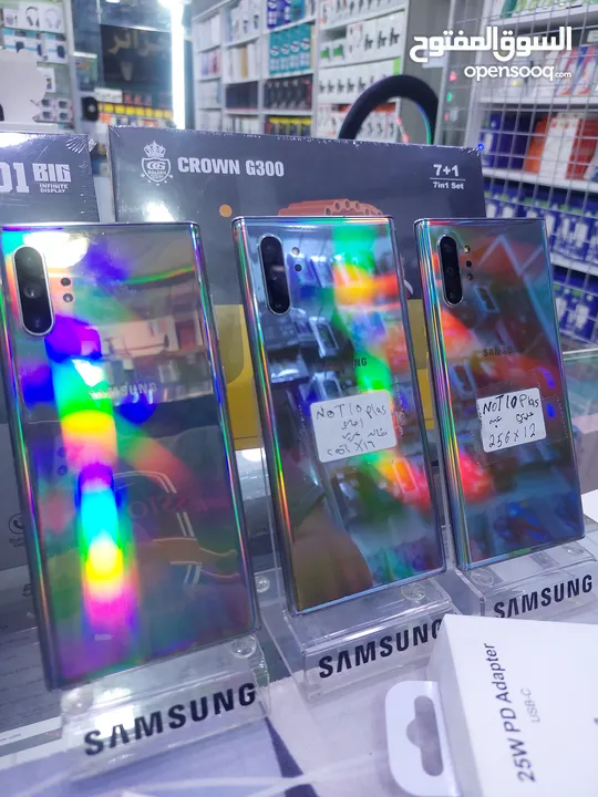 أجهزه  فل نظافه  فحص 256g 16ram عربي شرق اسوط Samsung  S10 Plas مع بكج هدايا