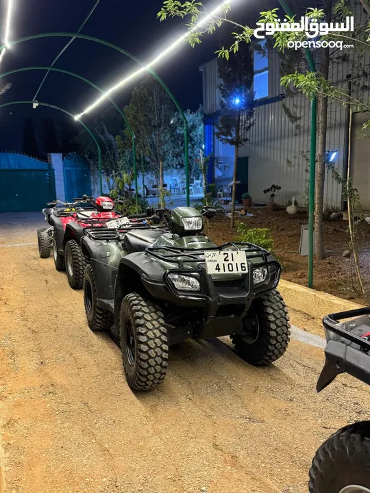 honda rubicon 500cc 2013 zero mileage  4×4   4×4دراجات هوندا روبيكونam ds450cc