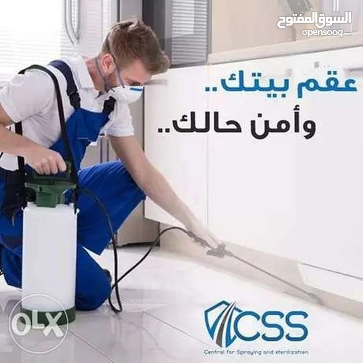 مكافحة جميع انواع الحشرات والقوارض وتعقيم المواقع ومكافحة الصراصير الالمانيه في المطبخ والمصارف