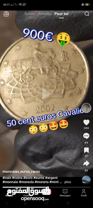 50 Centimes 2002 RARE