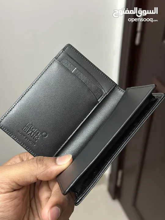 NEW MONTBLANC WALLET. 100% GENUINE. WITH COMPLETE ACCESSORIES.
