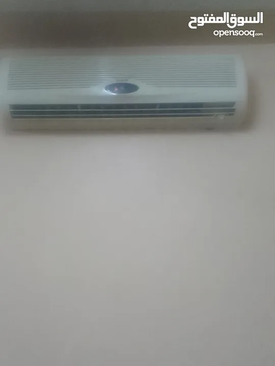 مكيف سامكس حامي بارد ما شاء الله عنه لون ابيض نظيف جدا