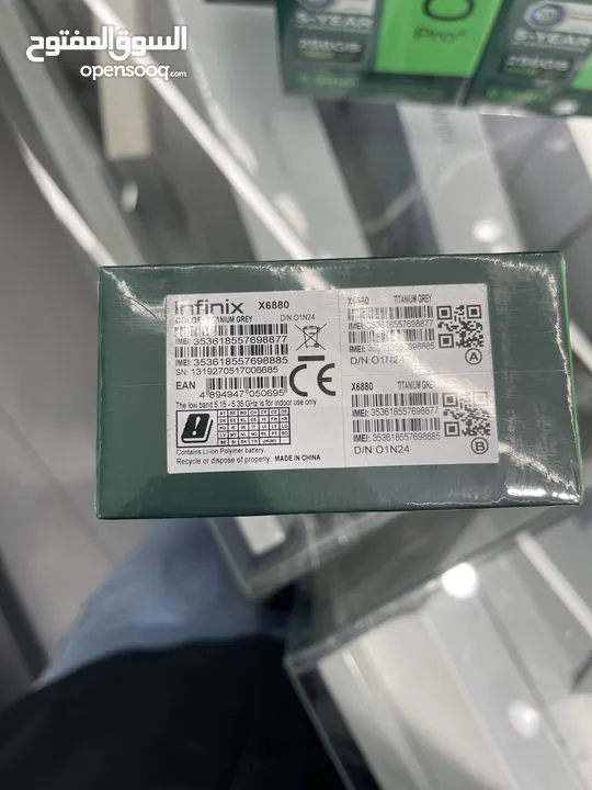 Infinix hot 50 pro + 16/256gb جديد كسكر كفالة الوكيل الرسمي بالأردن