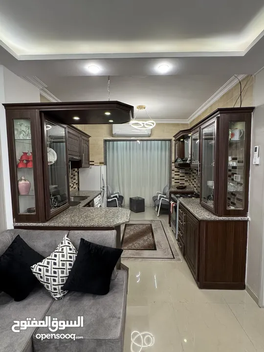 ((( مسايا )) شقة مفروشة فندقية فاخرة LUXURY لأصحاب الذوق الرفيع من ارقى الشقق في مدينة اربد للعائلات