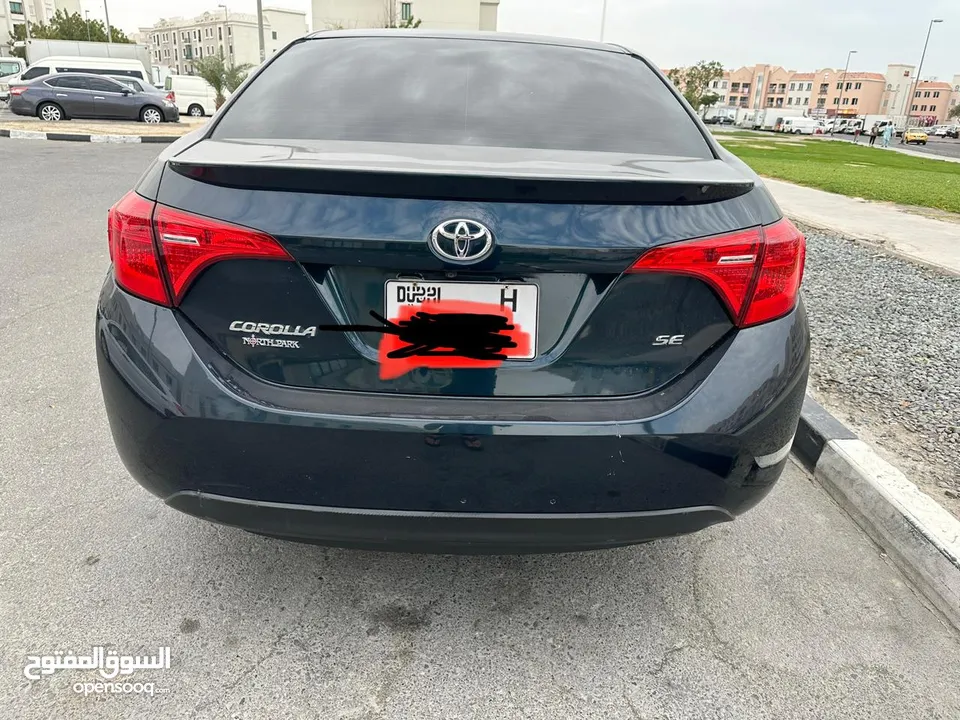 Toyota Corolla SE  2017 Model  First Owner Only