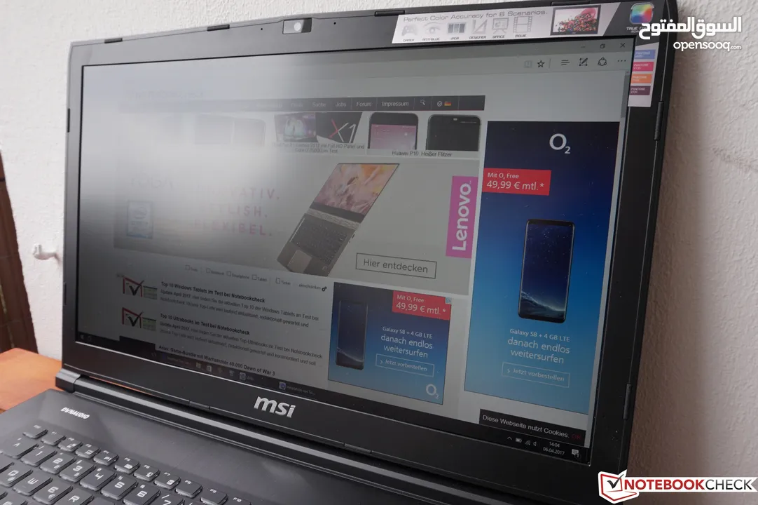 جهاز لابتوب Gaming Laptops Workstation Core i7-7700HQ  NVIDIA Quadro M2200  4 GB SSD 512GB /RAM 32GB