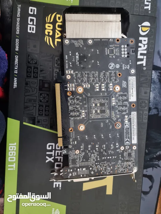 1660 ti مستعمل لمدة قليله