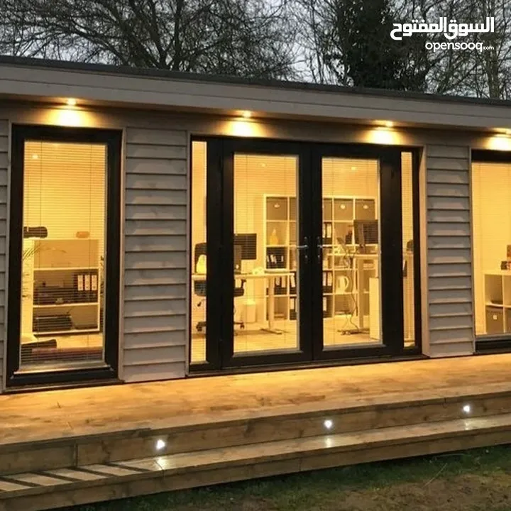 Construction, building and installation of prefabricated houses and caravans