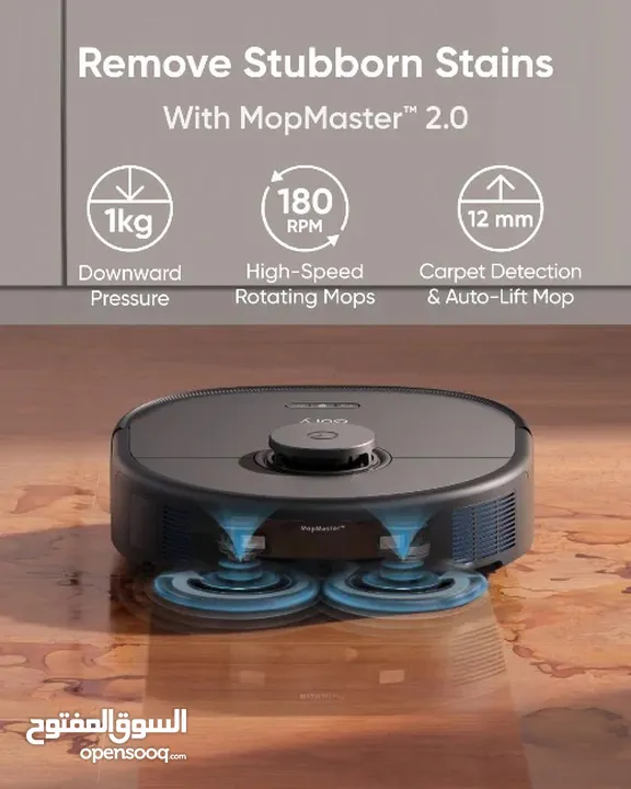 مكنسة روبوت   ANKER EUFY X10 PRO    OMNI مستعمله بحالة الجديد ومكفوله