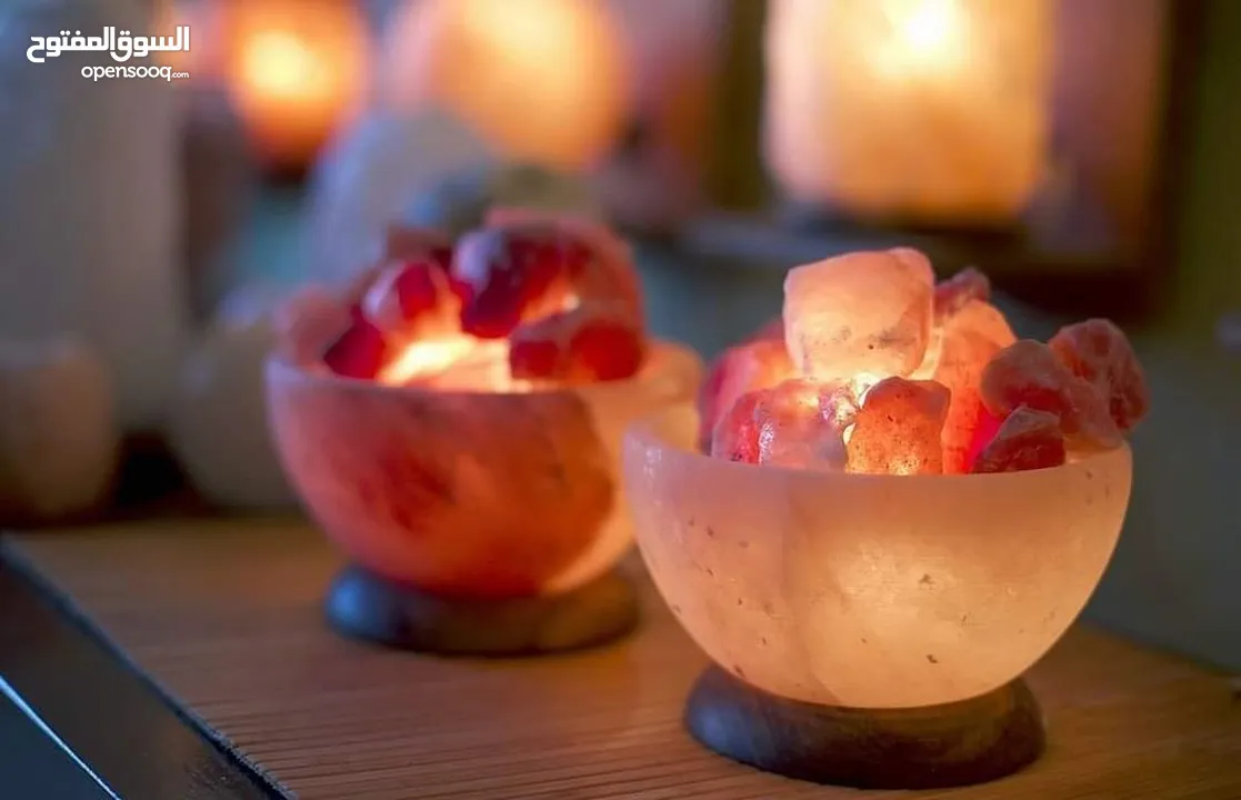 تيبل لاند ملح الهملايا.  Himalayan salt lamps