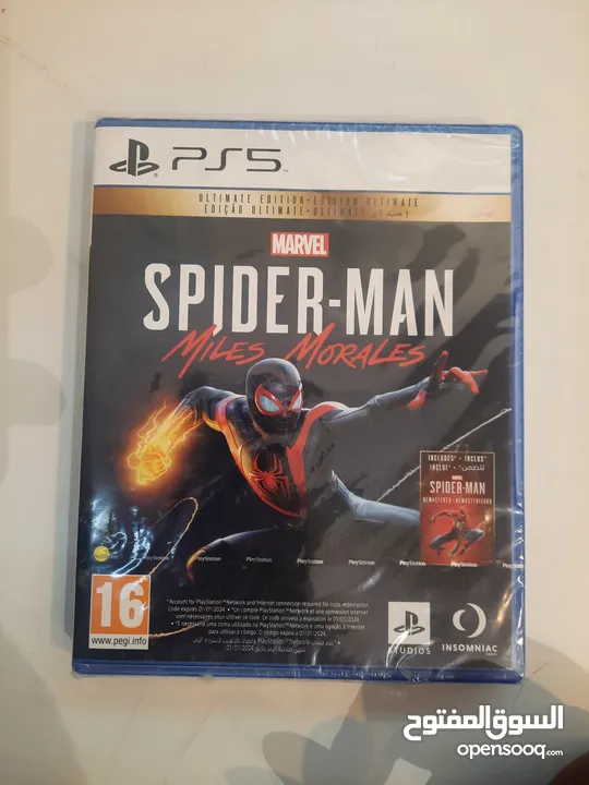 ps5  CD spiderman.. ultimate edition