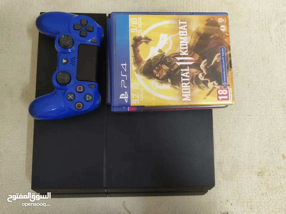 Ps4 Good condition 1 controller 5 games 500gb GCC,