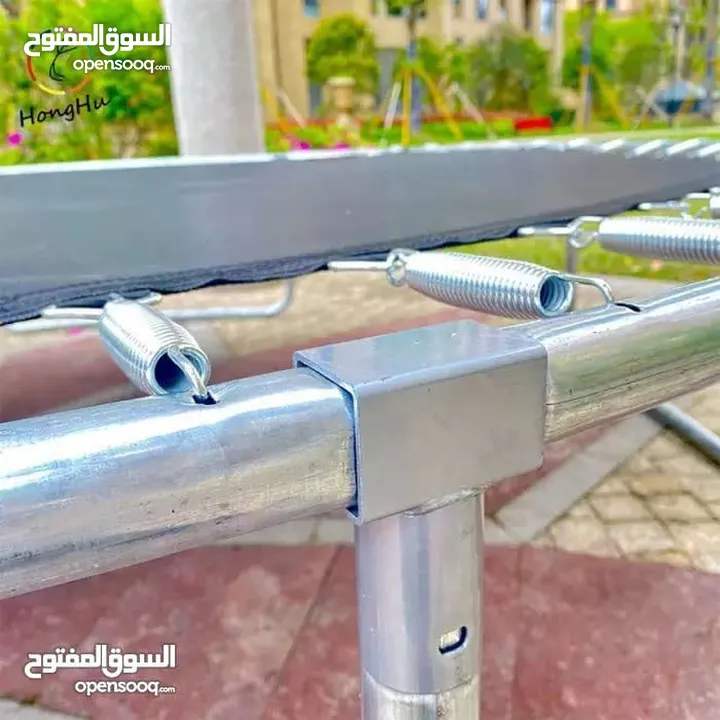 ترامبولين 14 قدم نظام تي اصلي ثقيل جديد بالكرتونه سعر حرق