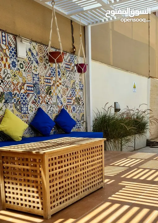 Beautiful chalet in dead sea with colorful decoration with BBQ area to prepare your delicious foods.