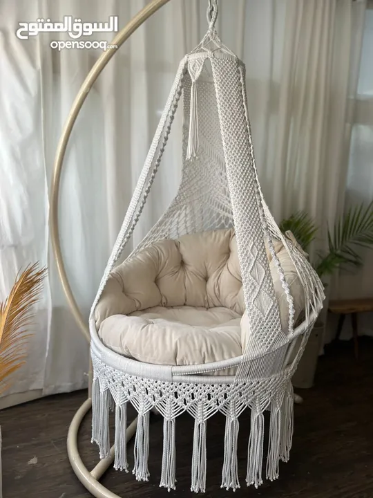 macrame swing