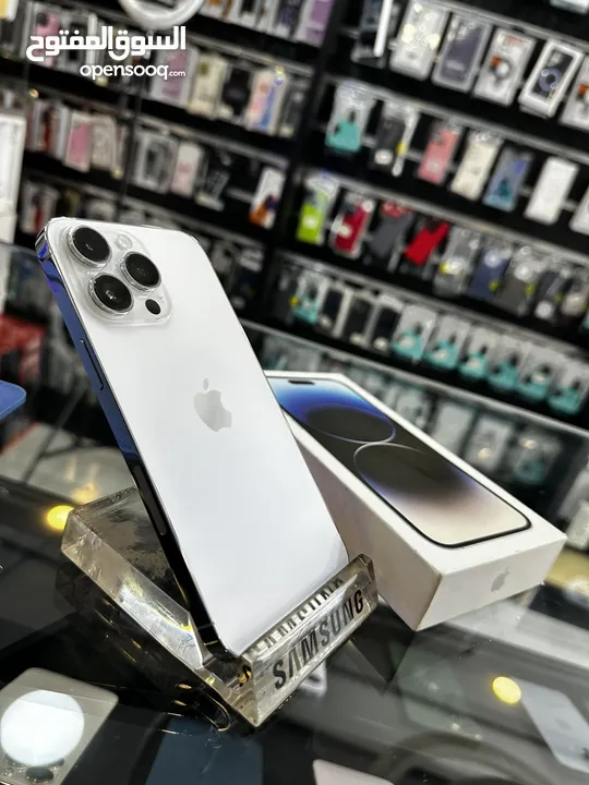 iPhone 14 Pro Max 256GB بطارية 87% وكالة الجهاز مش مفتوح ولا مغير فيه اشي الجهاز مكفول متوفر توصيل