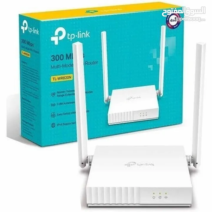 راوتر انترنت شبكات انترنت وايرلس تي بي لينك TP Link Router TL-WR820N for internet connection