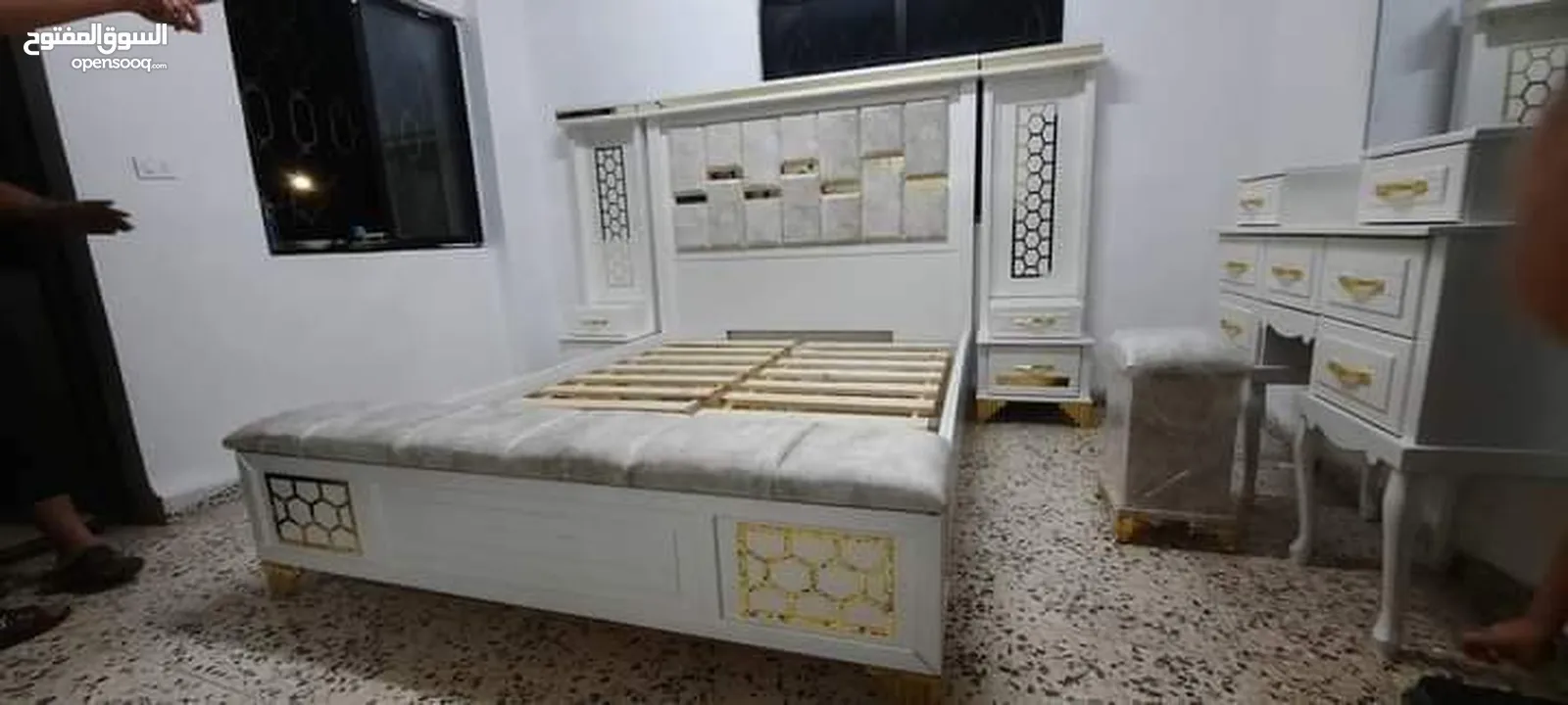 اسعار حرق لغرف النوم المودرن التركي جوده عاليه وخشب ممتاز خشب لاتيه 18 ودهان ميتلك تركي