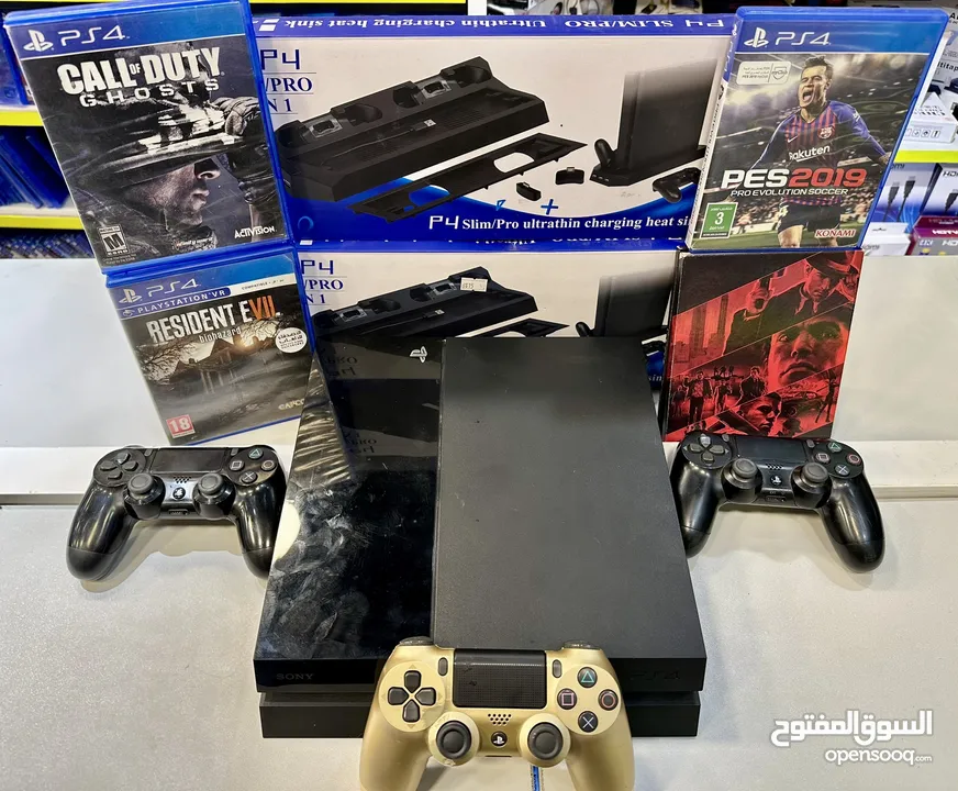 بلايستيشن 4 فات مع كفاله  PS4 Fat بافضل الاسعار