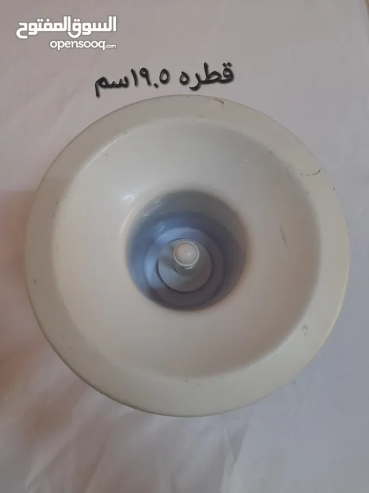 صحن مكرويف وصحون كولرات احجام مختلفة