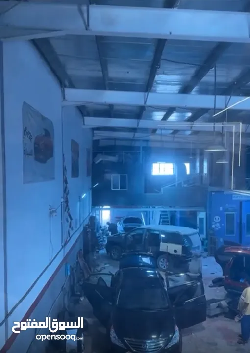 ورشة الهيكل في الصناعية 4 ورشة حديثة ومزينة باحسن انواع الديكورات مع ايدي عاملة جيدة للبيع