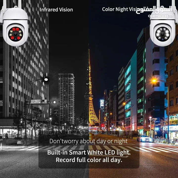 كاميرات مراقبة 5MP 5G ممتازة جدا وقوية خارجية وداخلية .