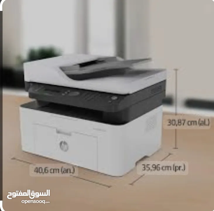طابعة أتش بي ليزر جيت اسود  وايرلس   hp laser jet M137 fnw